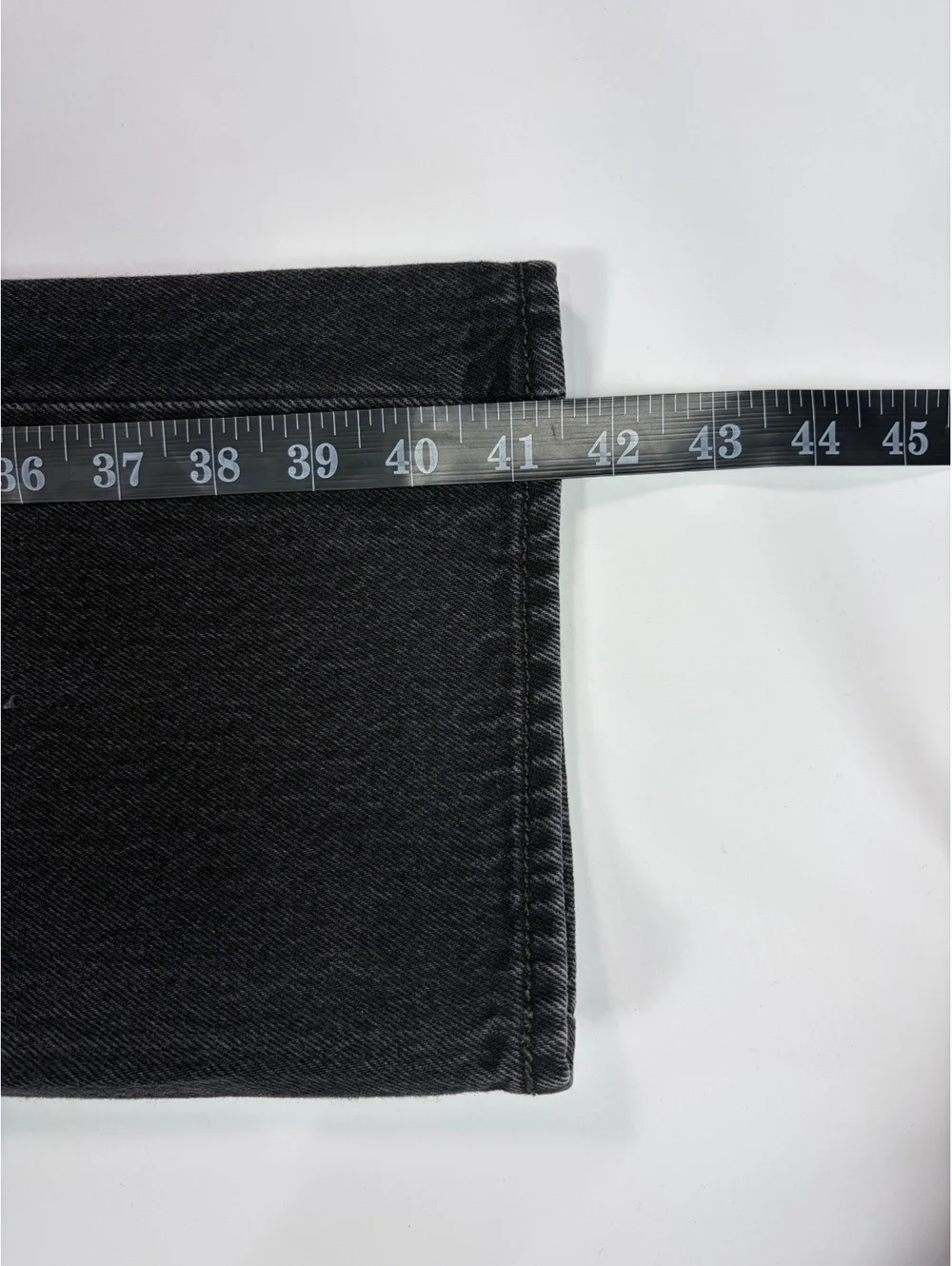 Vintage Straight Leg Levi's 501 Jeans Mens W33 L34 Black Denim Button Fly